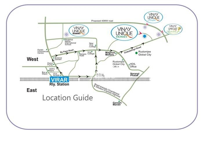 Vinay Unique Homes Location Image