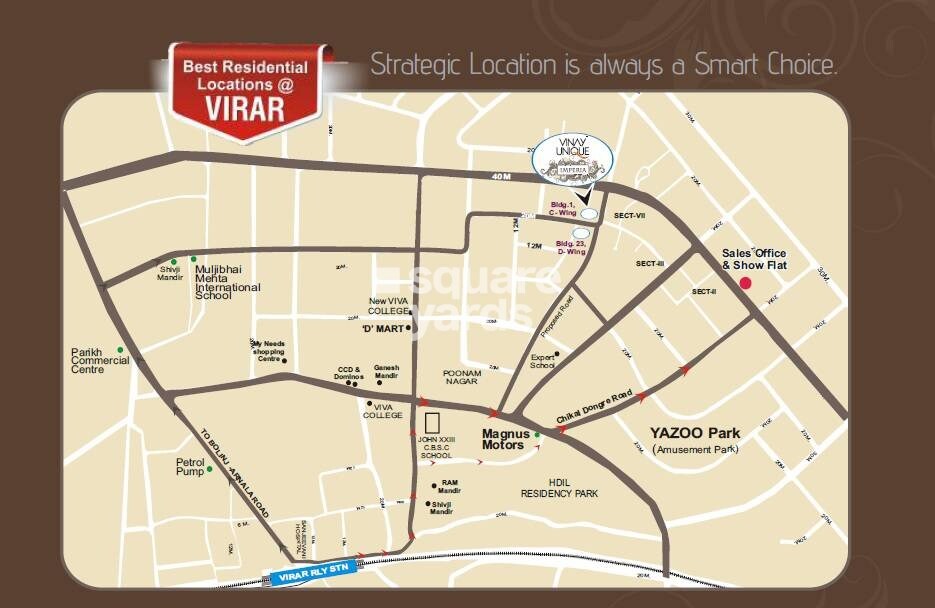 Vinay Unique Imperia Location Image