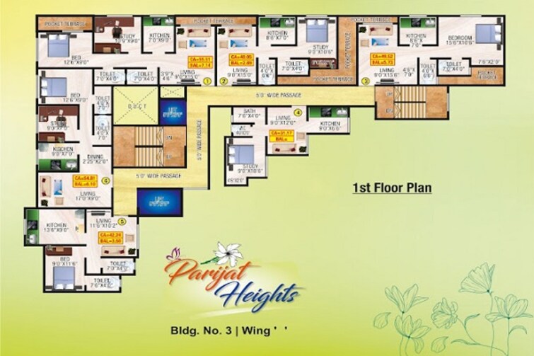 Viva Parijat Heights Floor Plans 2