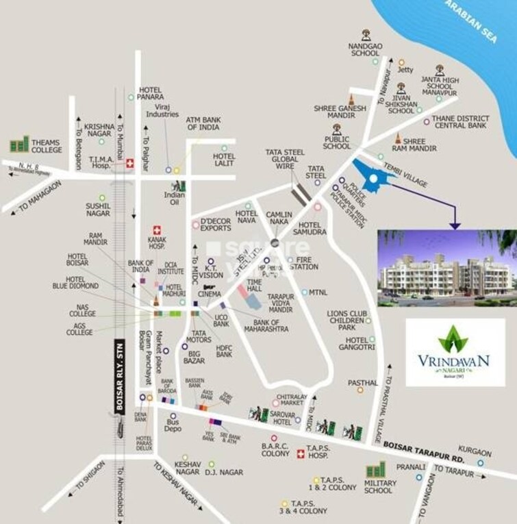 Vrindavan Nagari Location Image