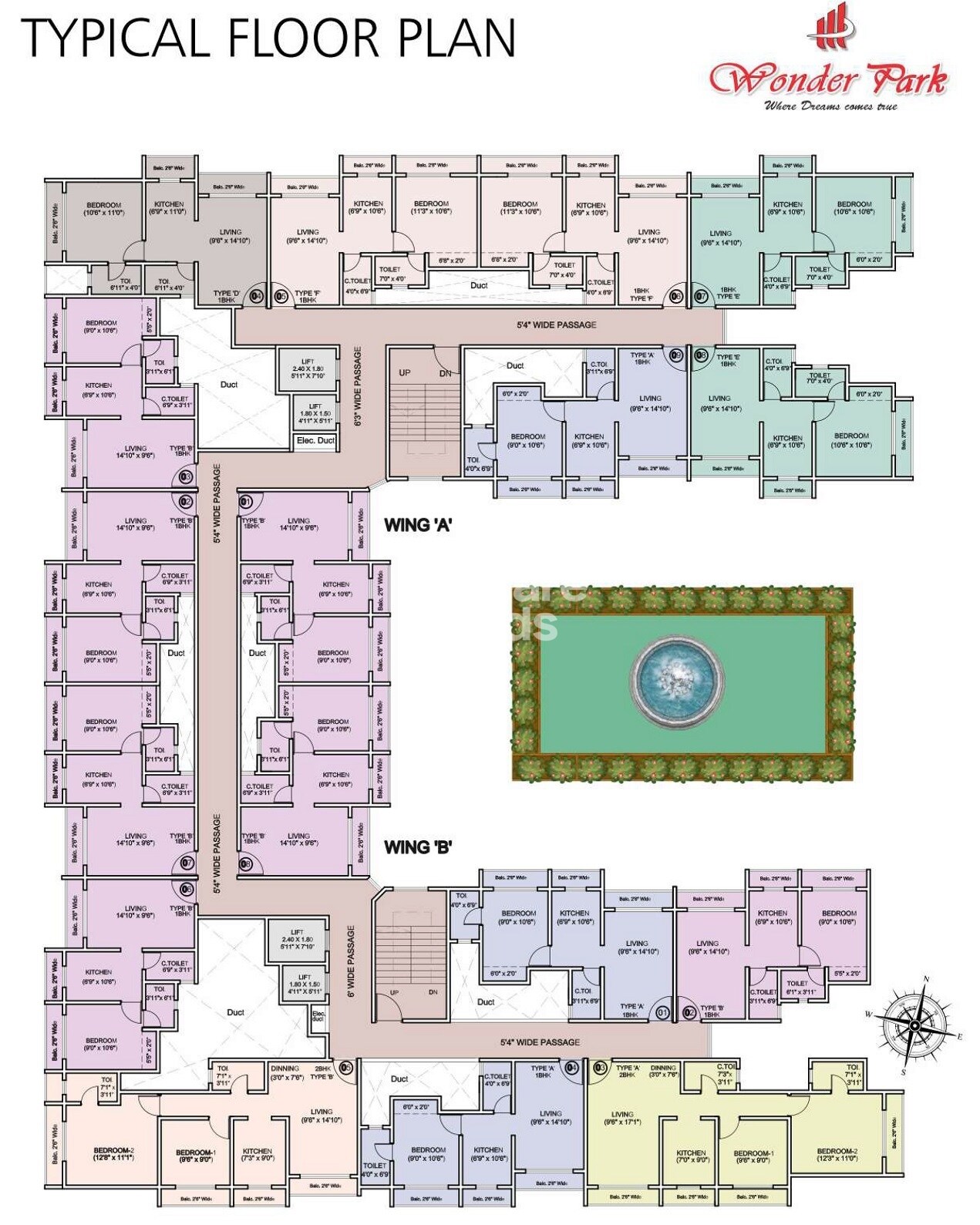 Wonder Park Floor Plans