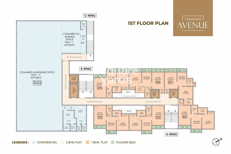 Yashwant Avenue Floor Plans 1