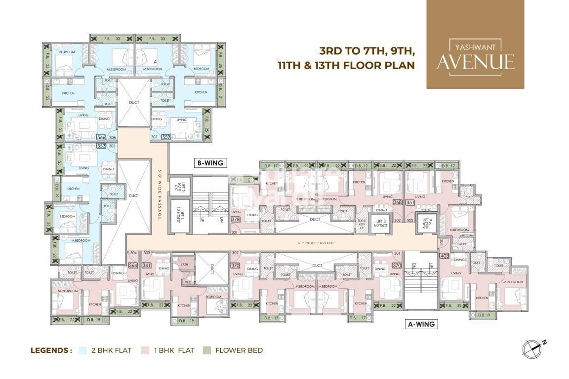 Yashwant Avenue Floor Plans 3