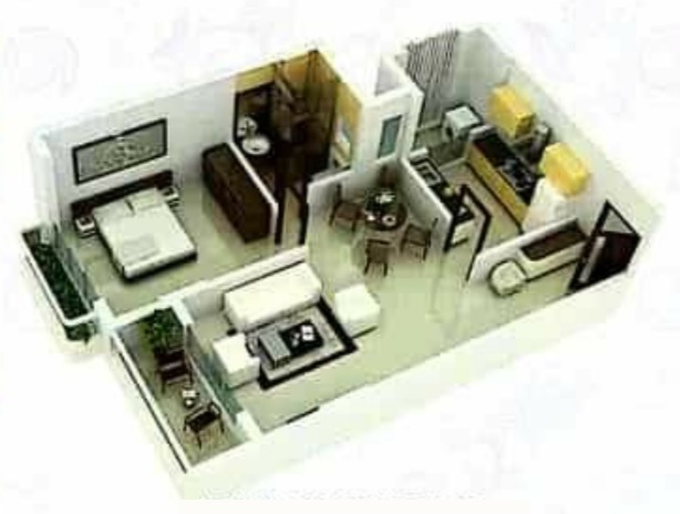 1 BHK 309 Sq. Ft. Apartment in Aditi Seven Heights