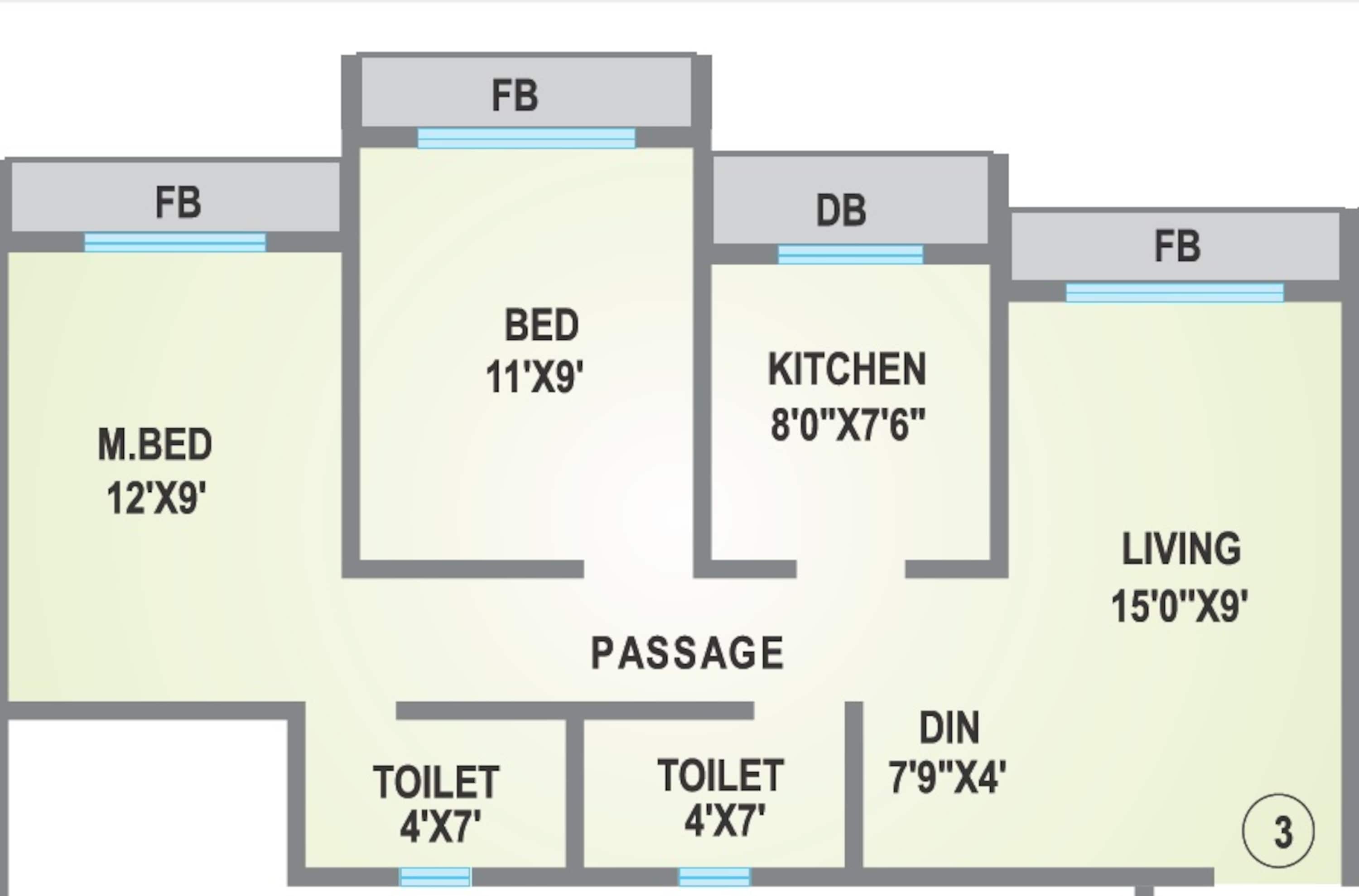 agarwal lifestyle apartment 2 bhk 870sqft 20215313135325
