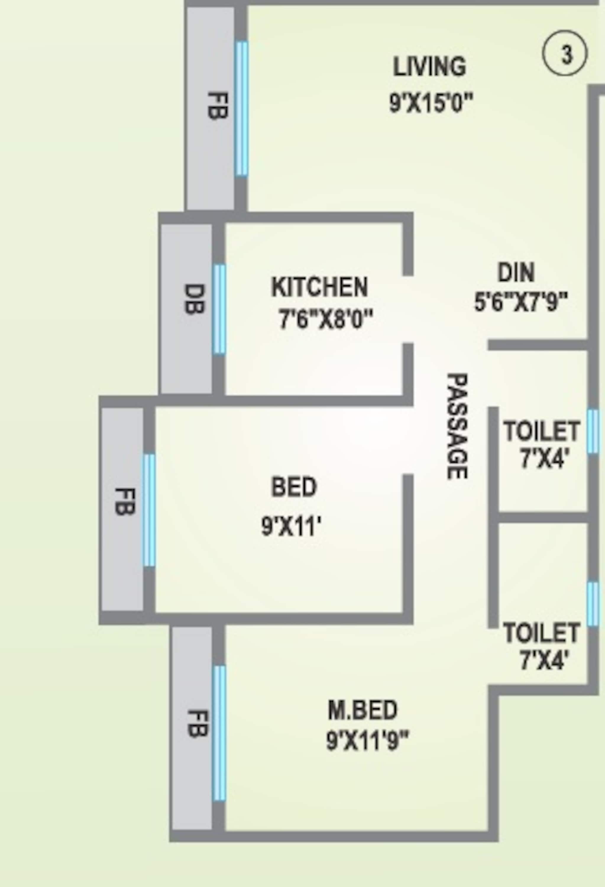 agarwal lifestyle apartment 2 bhk 895sqft 20215413135417