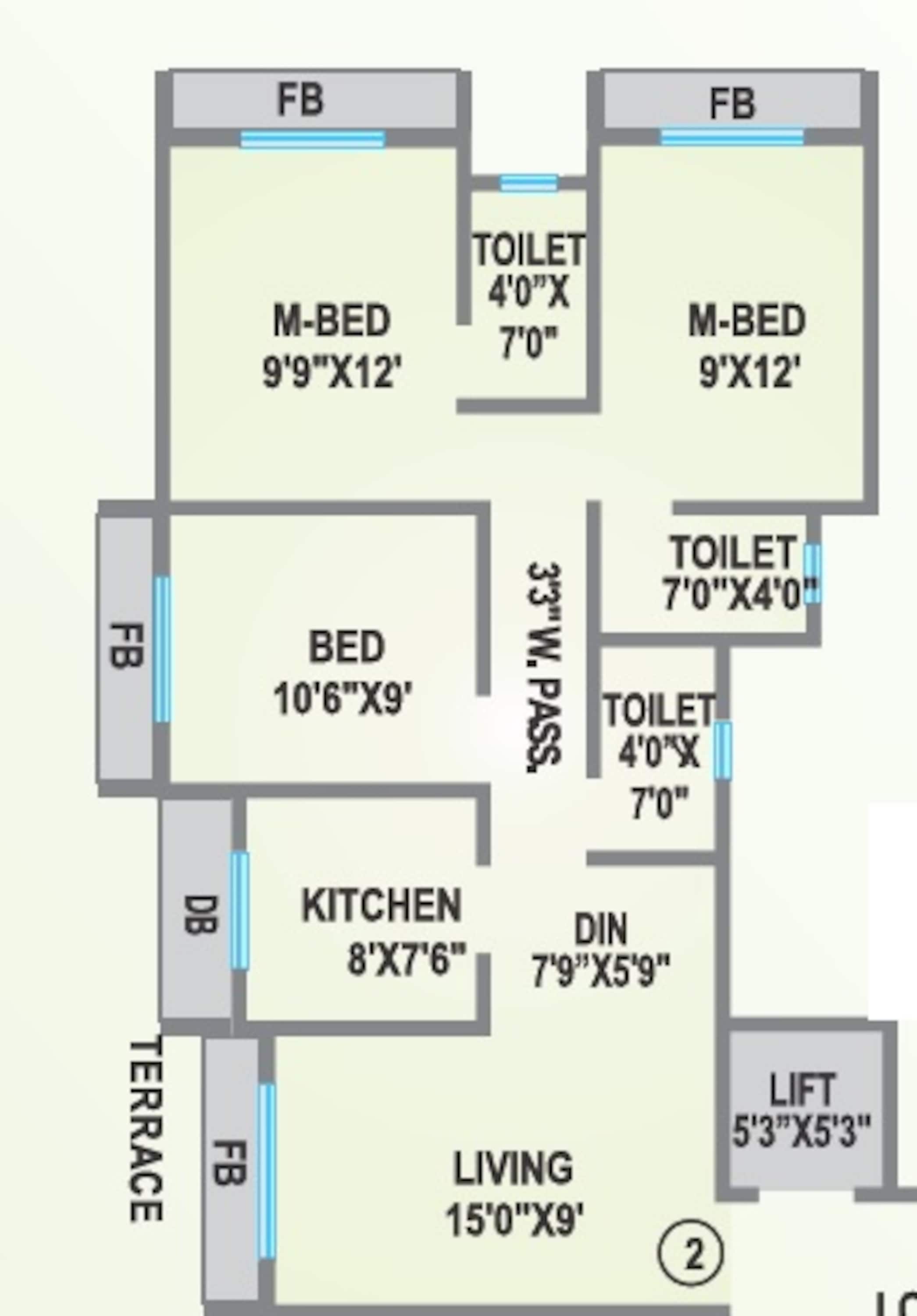 agarwal lifestyle apartment 3 bhk 1150sqft 20215113135151