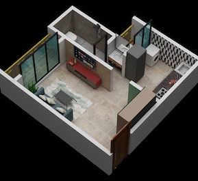 1 BHK 336 Sq. Ft. Apartment in Ankur Grandeur