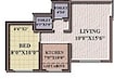 Aura Casa Vista 1 BHK Layout