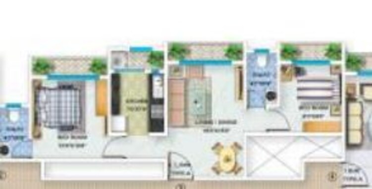 bhoomi acropolis apartment 2bhk 915sqft 1