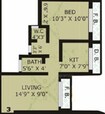 Cosmos Solitaire 1 BHK Layout