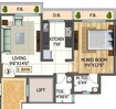 DGS Sheetal Heights 1 BHK Layout