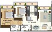 DGS Sheetal Heights 2 BHK Layout