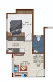 Fia Emerald 1 BHK Layout