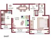 Greenspace Platinum Oak 1 BHK Layout