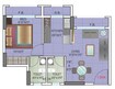 JSB Nakshatra Pride II 1 BHK Layout