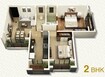 KK Park 2 BHK Layout