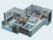 Kreate Symphony Heights 1 BHK Layout