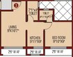 M Baria Grace Virar 1 BHK Layout