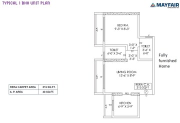  1 BHK Apartment at Mayfair Virar Gardens, Virar West – for Sale