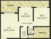 Morya Bhavya Heights 1 BHK Layout