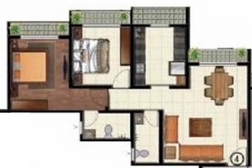 2 BHK Apartment at Orchid Galaxy Apartments, Vasai East – for Rent