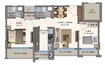 Pearl Flora 2 BHK Layout