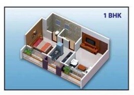 1 BHK 335 Sq. Ft. Apartment