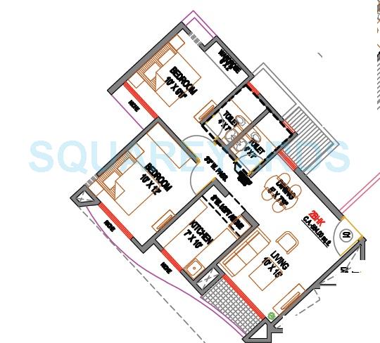 Other, rustomjee-avenue-h 2 Bedroom 584 Sq.Ft. Apartment In Virar West Palghar 8920120