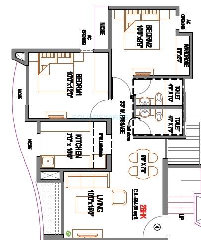 Other, rustomjee-avenue-j 2 Bedroom 584 Sq.Ft. Apartment In Virar West Palghar 9332593
