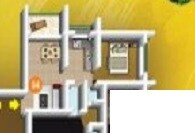Floor plan of 1 BHK 580 Sq. Ft. Apartment in Shalibhadra Yash, Palghar