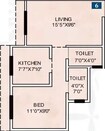 Sumatinath Gopikisan Patil Complex 1 BHK Layout