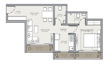  1 BHK Apartment at Techton Akhand, Vasai East – for Sale