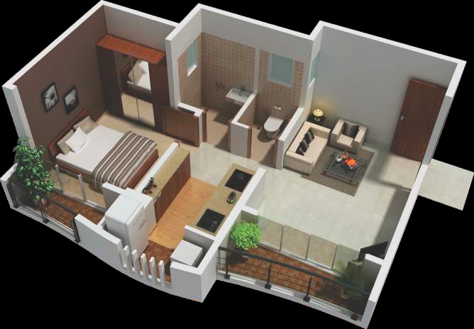 unicorn global arena apartment 1 bhk 309sqft 20233307113324