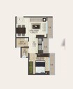 United Regency 1 BHK Layout