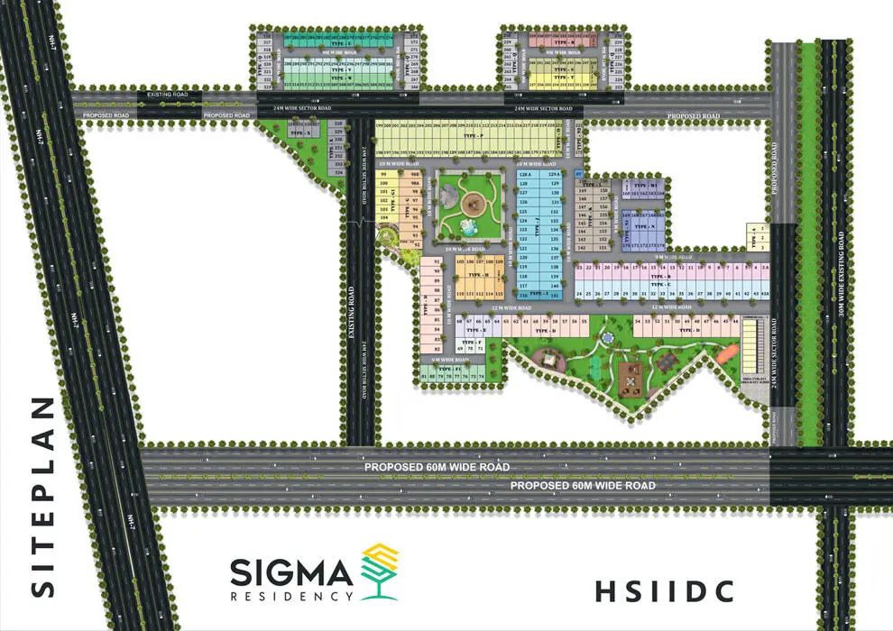 Sigma Residency Master Plan Image