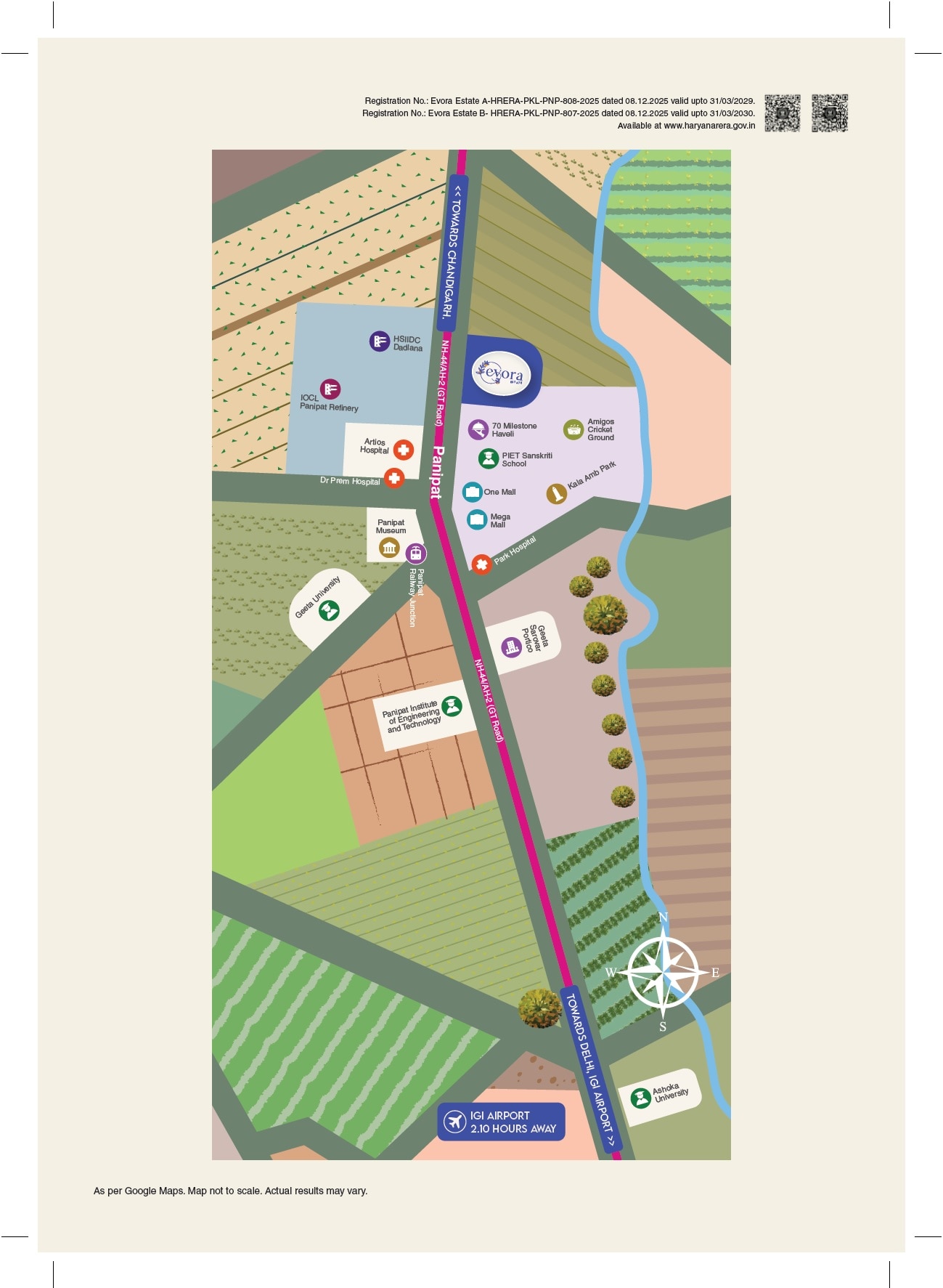 Godrej Evora Estate Location Image