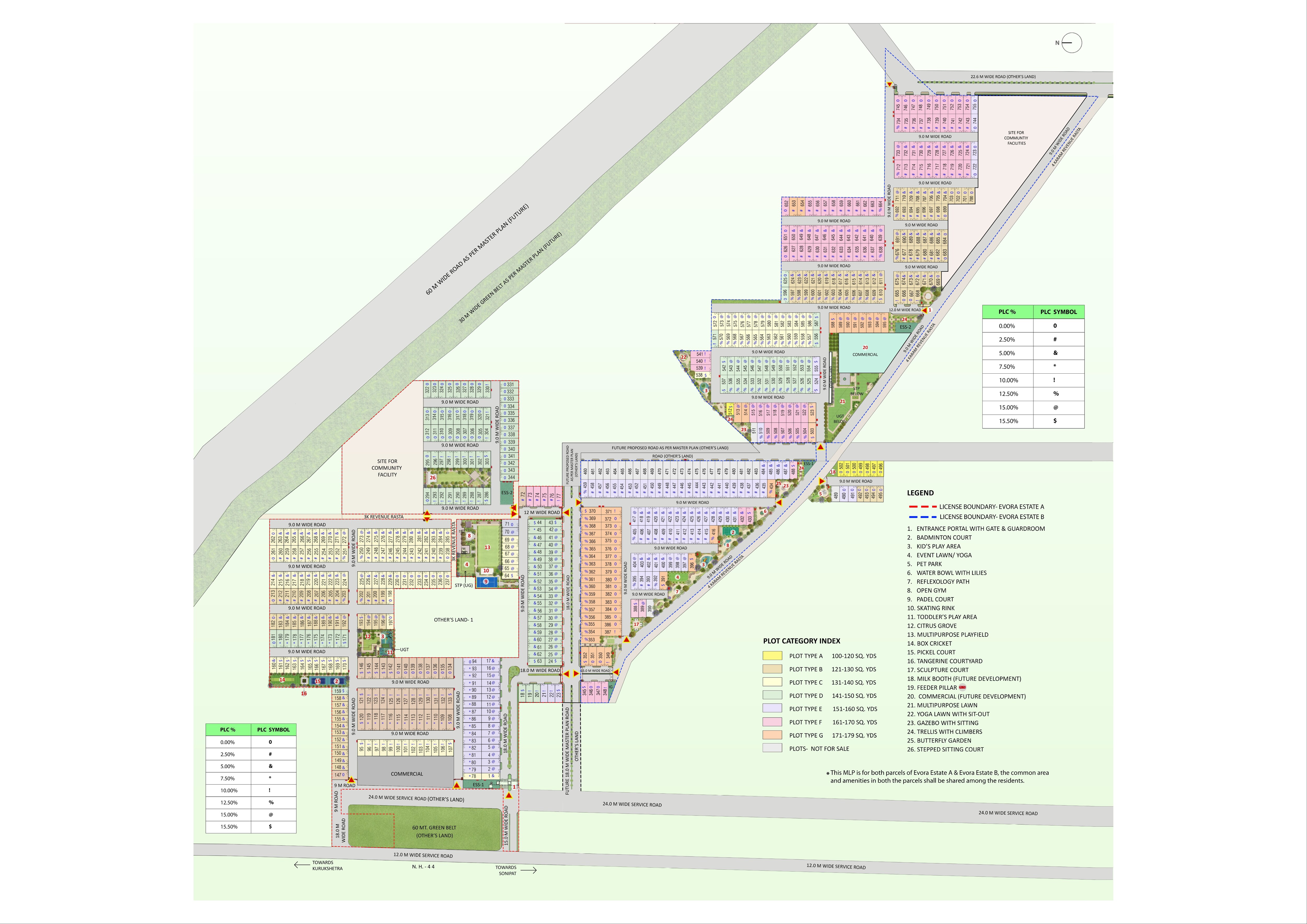 Godrej Evora Estate Master Plan Image