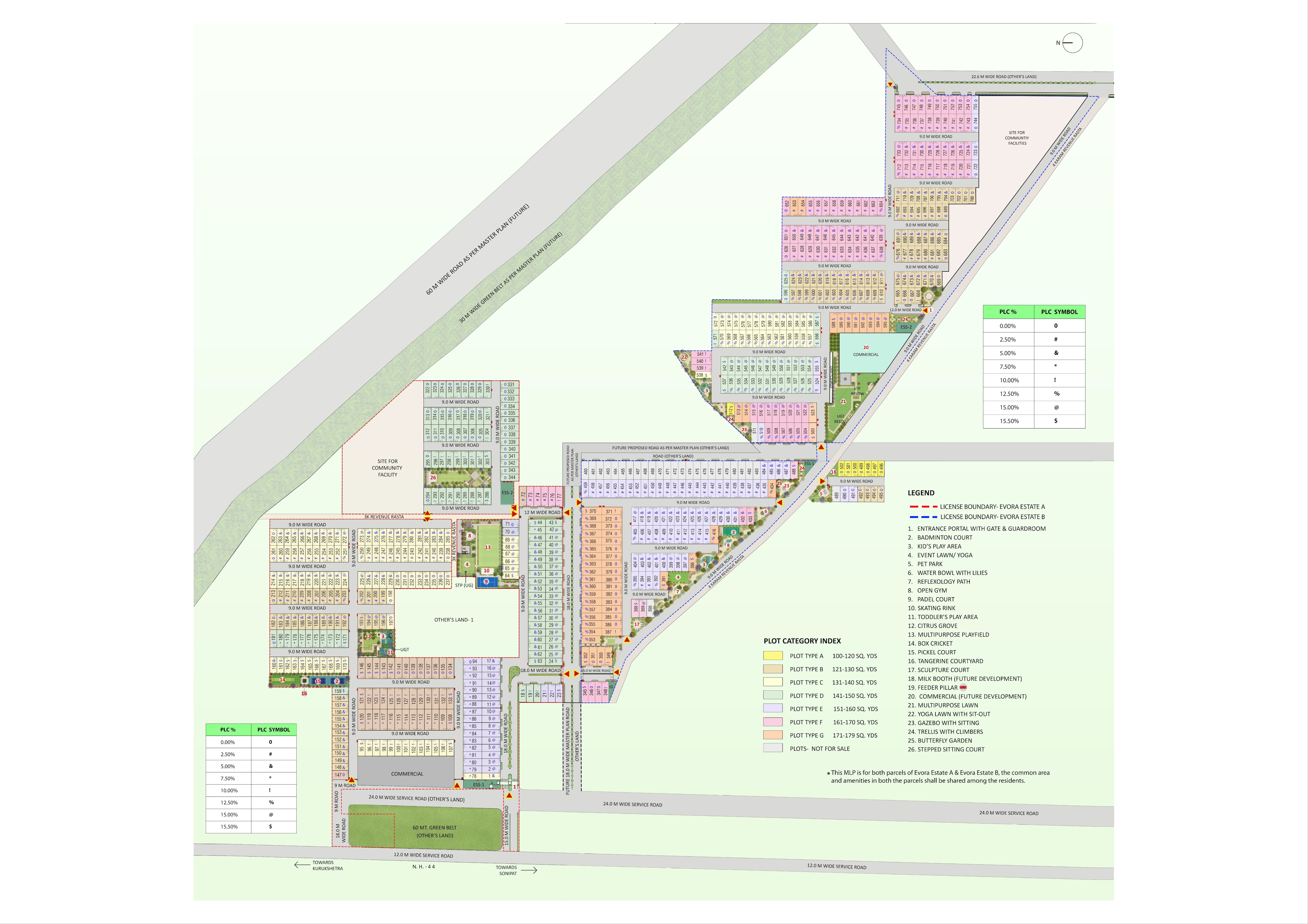 Godrej Evora Estate Master Plan Image