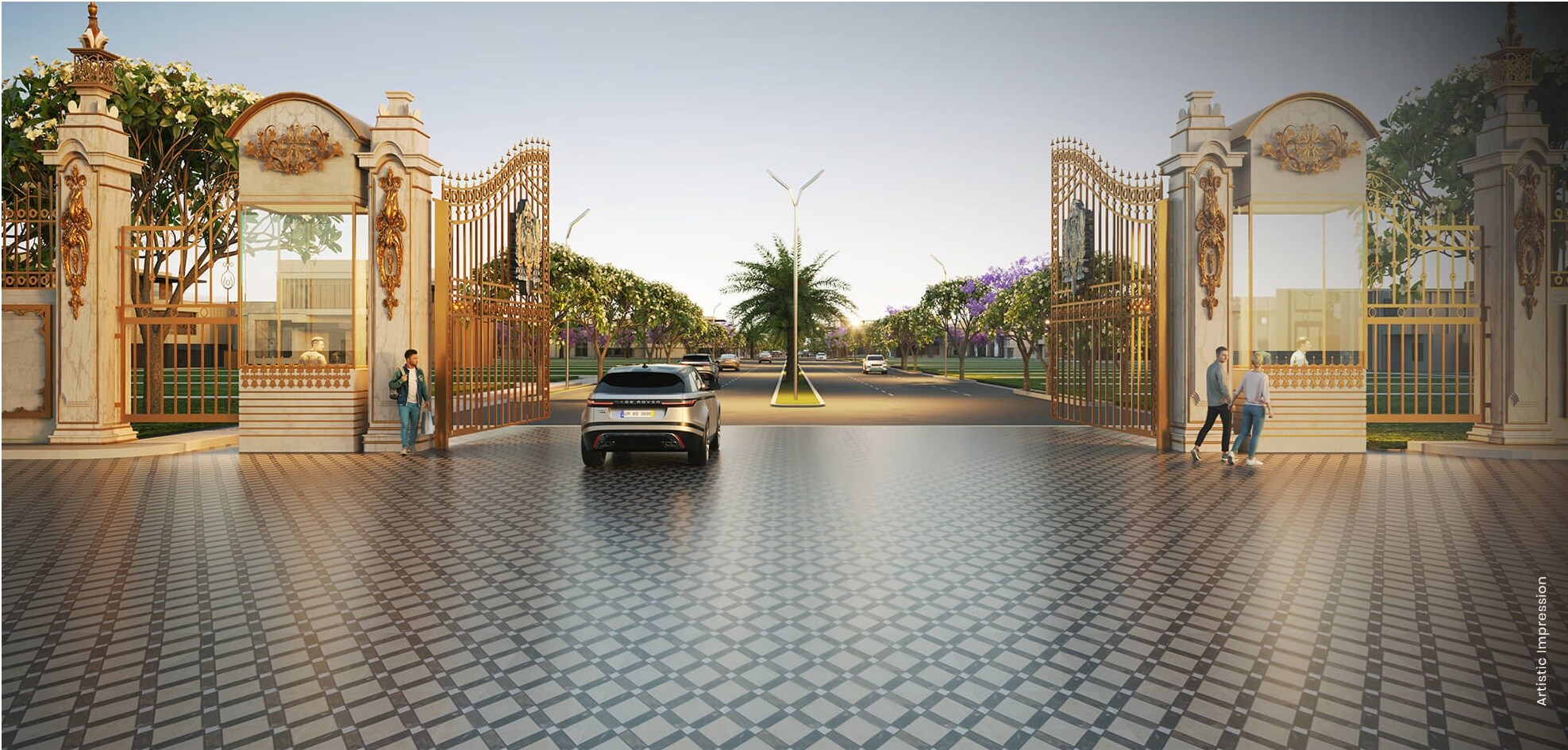 M3M City Of Dreams Entrance View