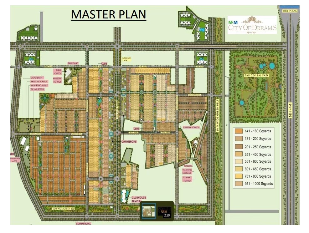 M3M City Of Dreams Master Plan Image