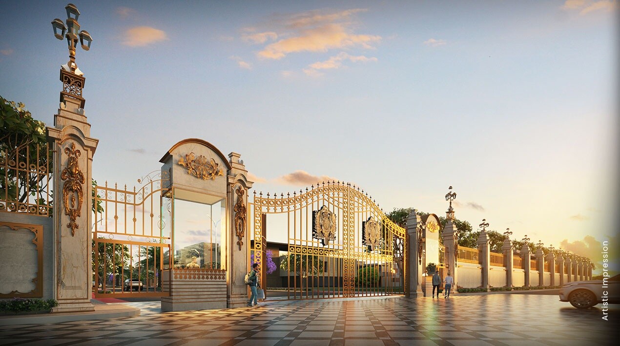 M3M Terraces Entrance View