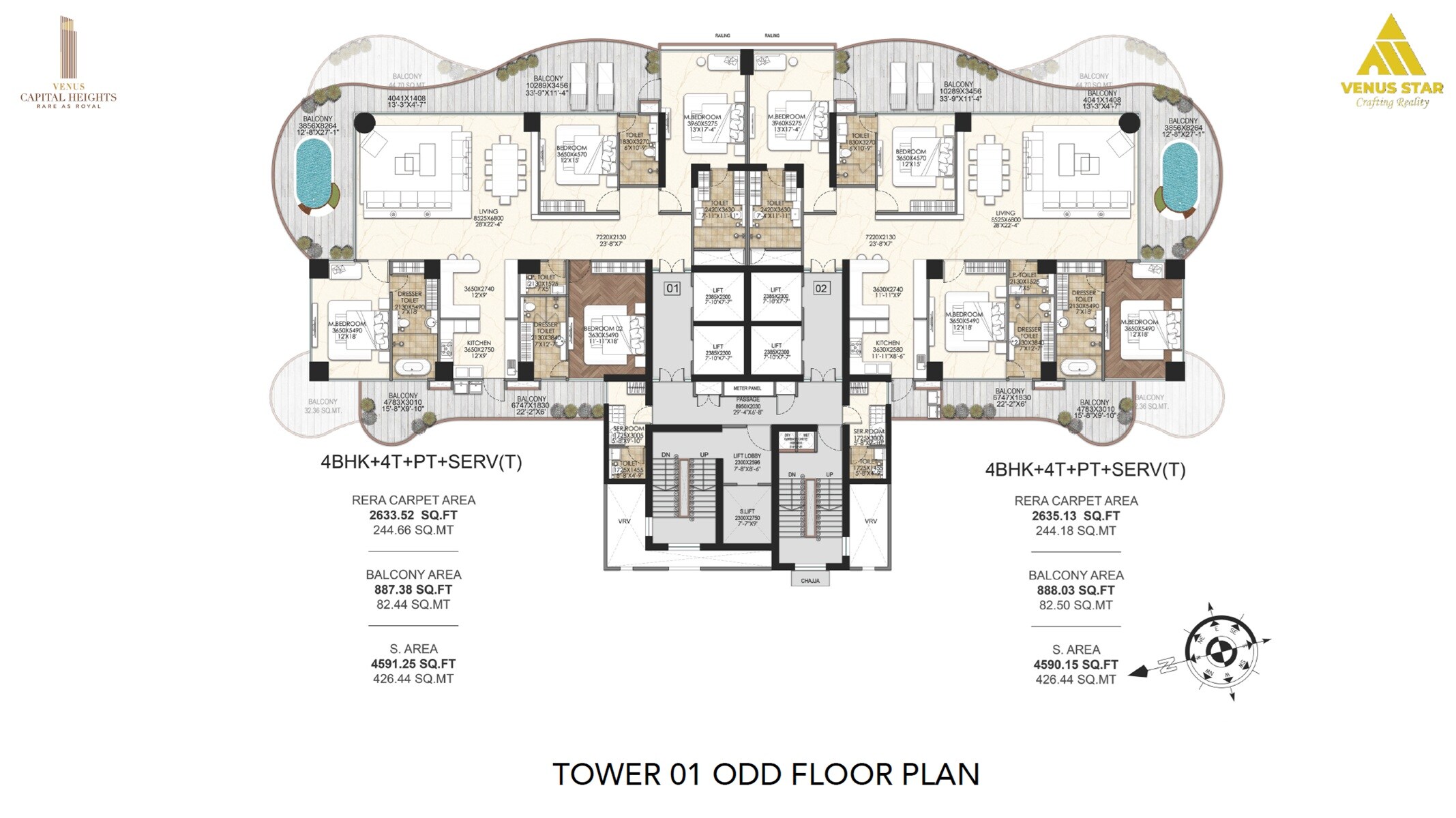 Venus Capital Heights Floor Plans 1