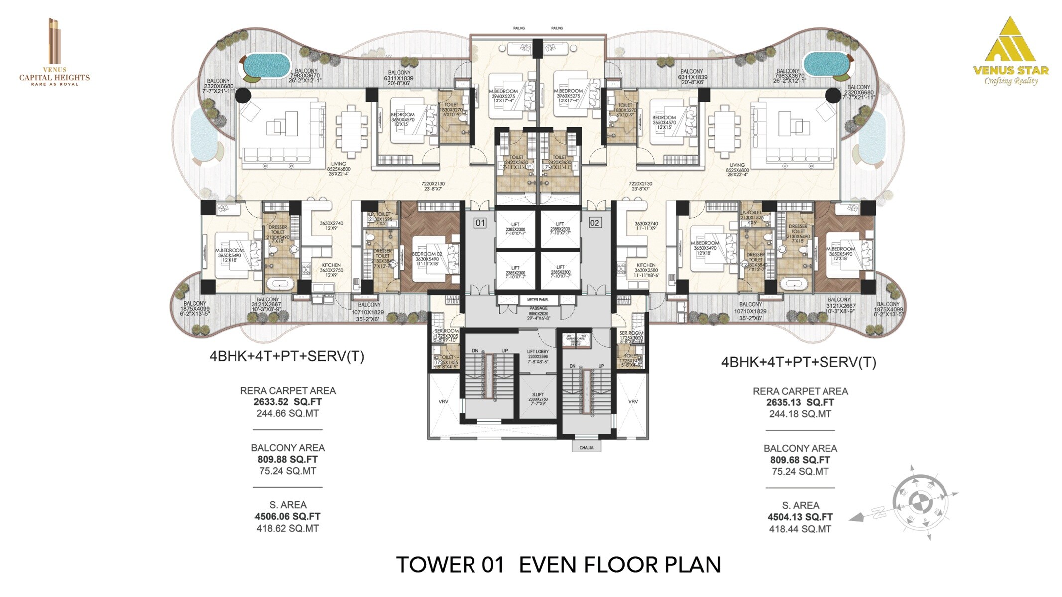 Venus Capital Heights Floor Plans 2