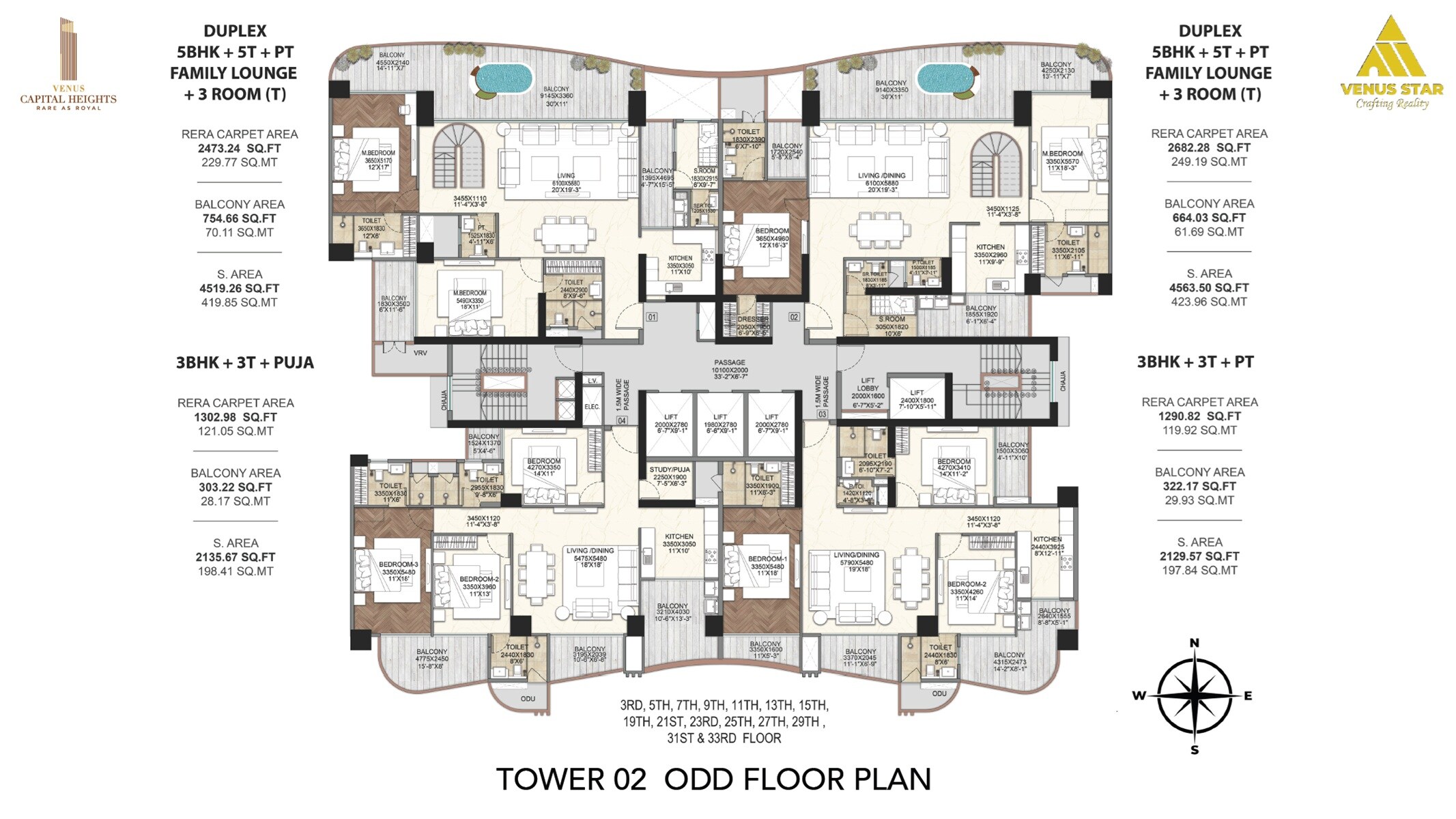 Venus Capital Heights Floor Plans 3