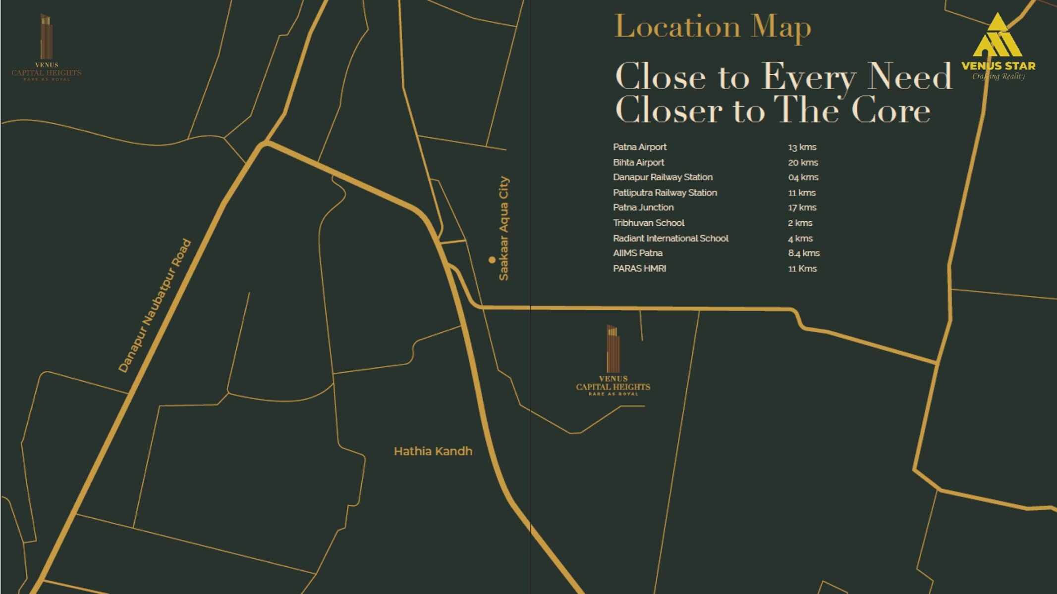 Venus Capital Heights Location Image