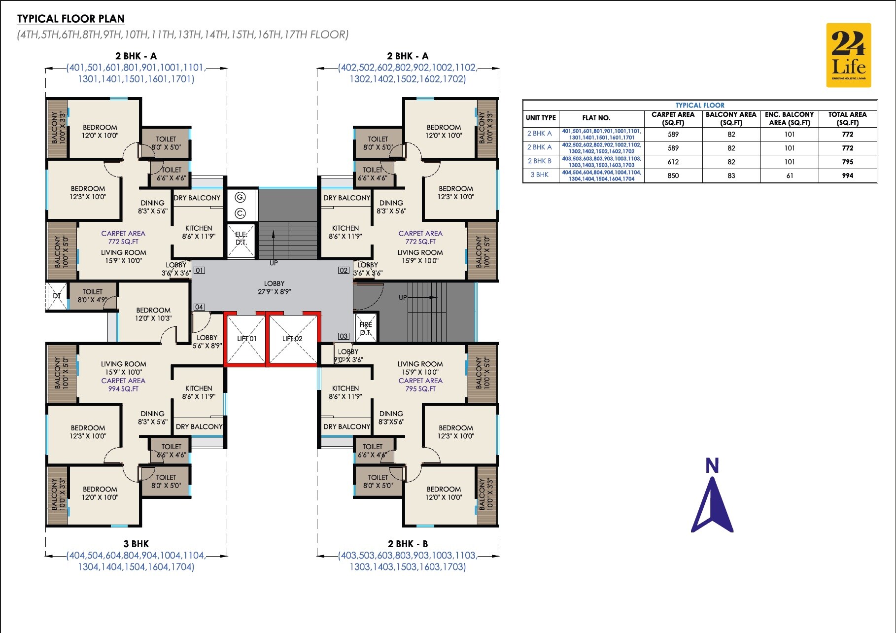 24Life Altaa Floor Plans