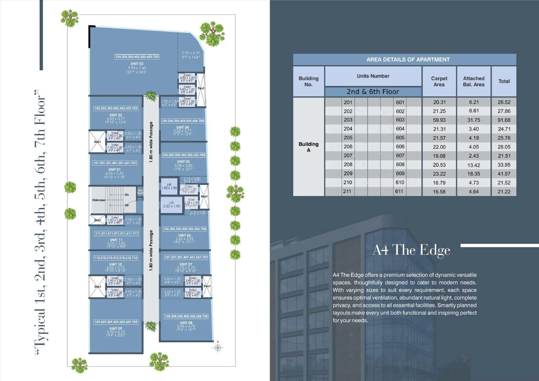 A4 The Edge Floor Plans