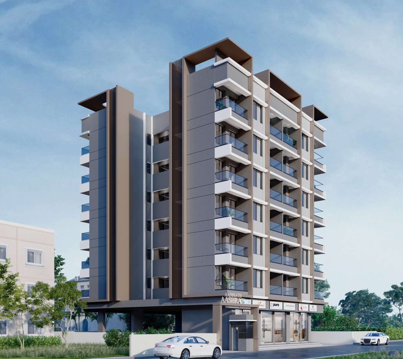 Aadinath Aashray Apartment Exteriors