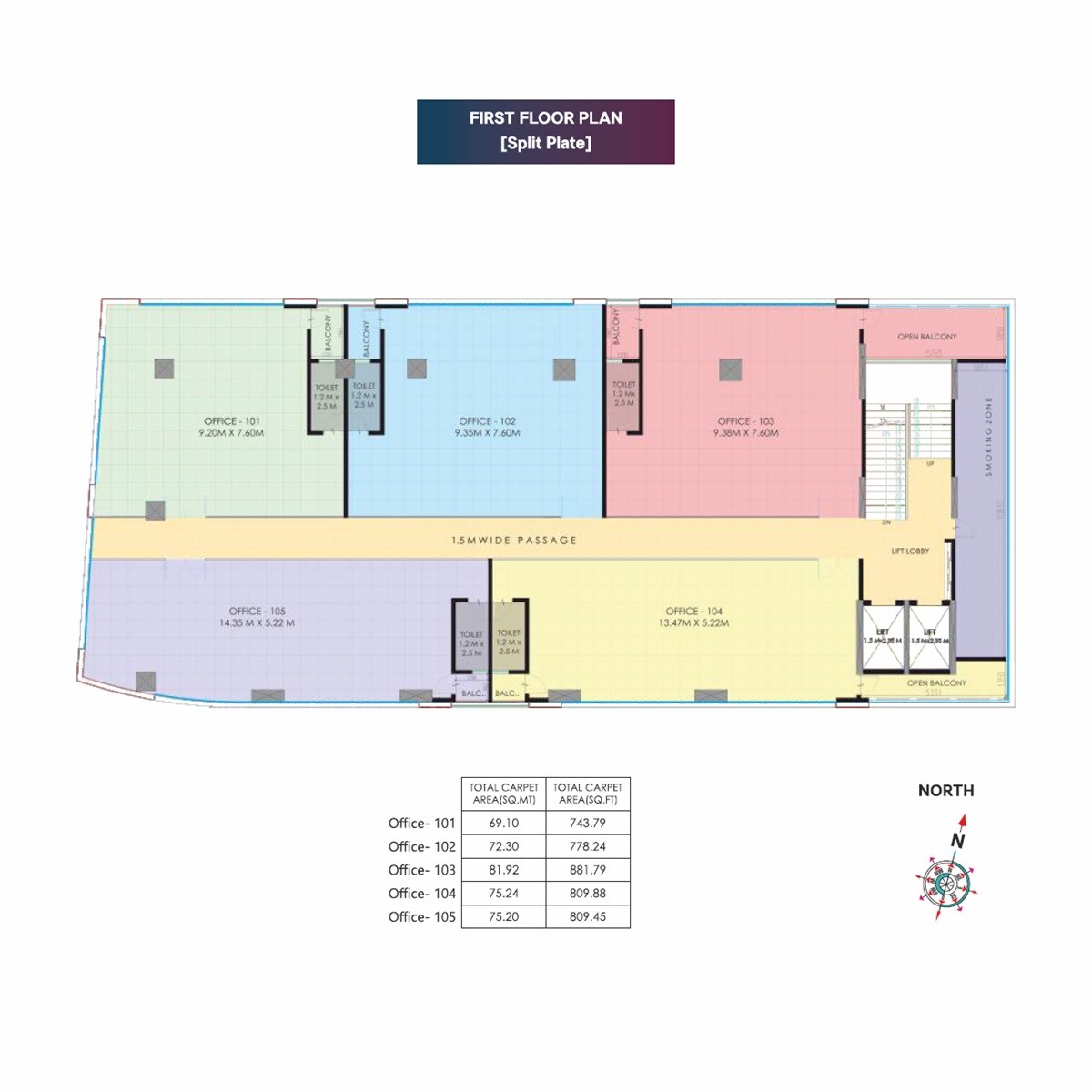 Aaeshka Pancard Business Hub Floor Plans